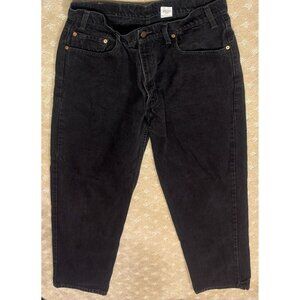 Vintage Levis 550 Jeans Men 36x32 Black Relaxed Tapered Made in Canada 90s Dad